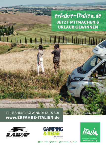 ERFAHRE ITALIEN - unsere Kampagne mit Laika und CAMPING & REISE für die Italienische Zentrale für Tourismus ENIT